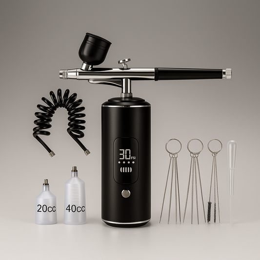Wireless Airbrush Kit – 0.3mm Nozzle for Miniature Painting