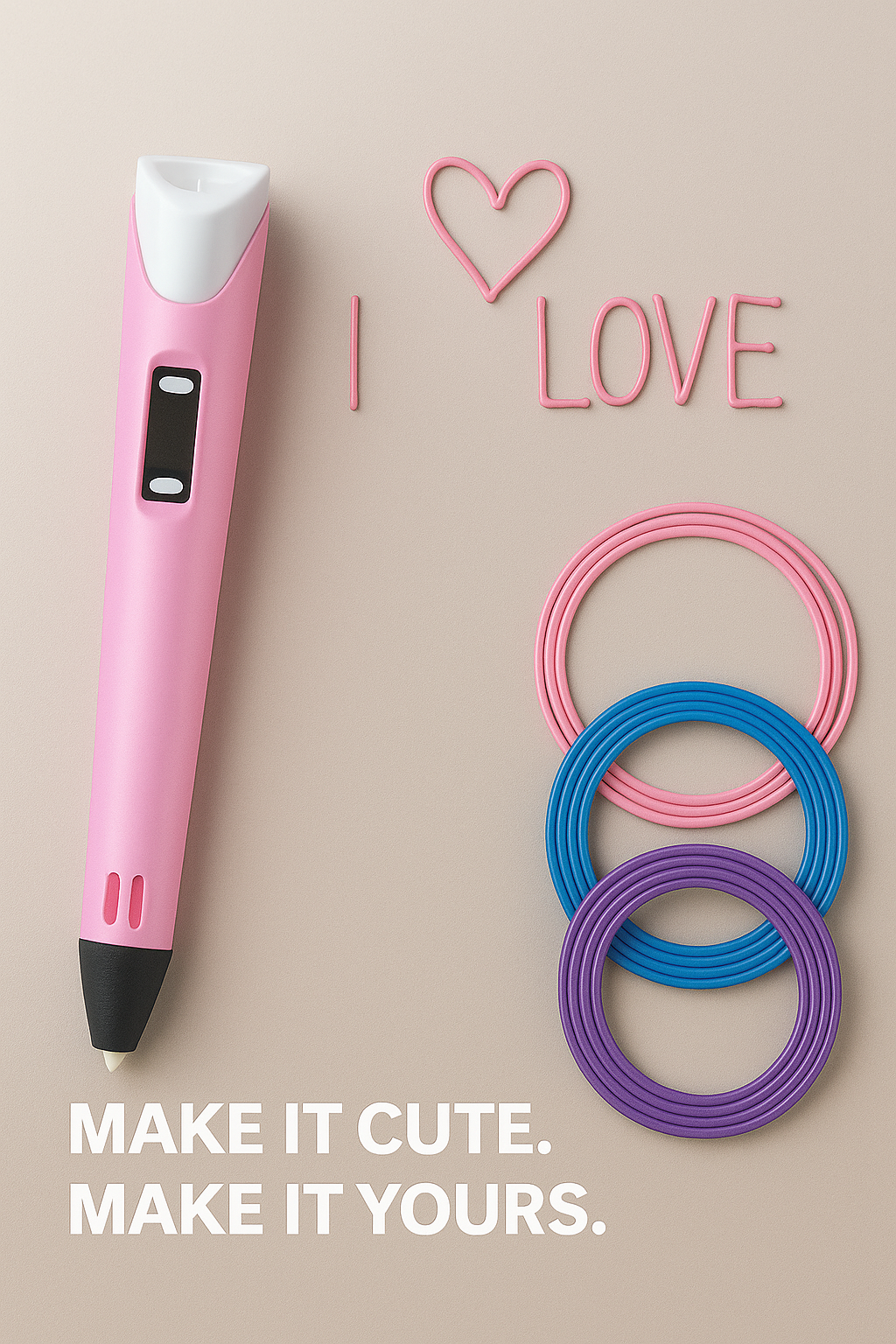 3D Art Pen for Kids & Adults – Safe, Easy, and Fun Creative Tool Set