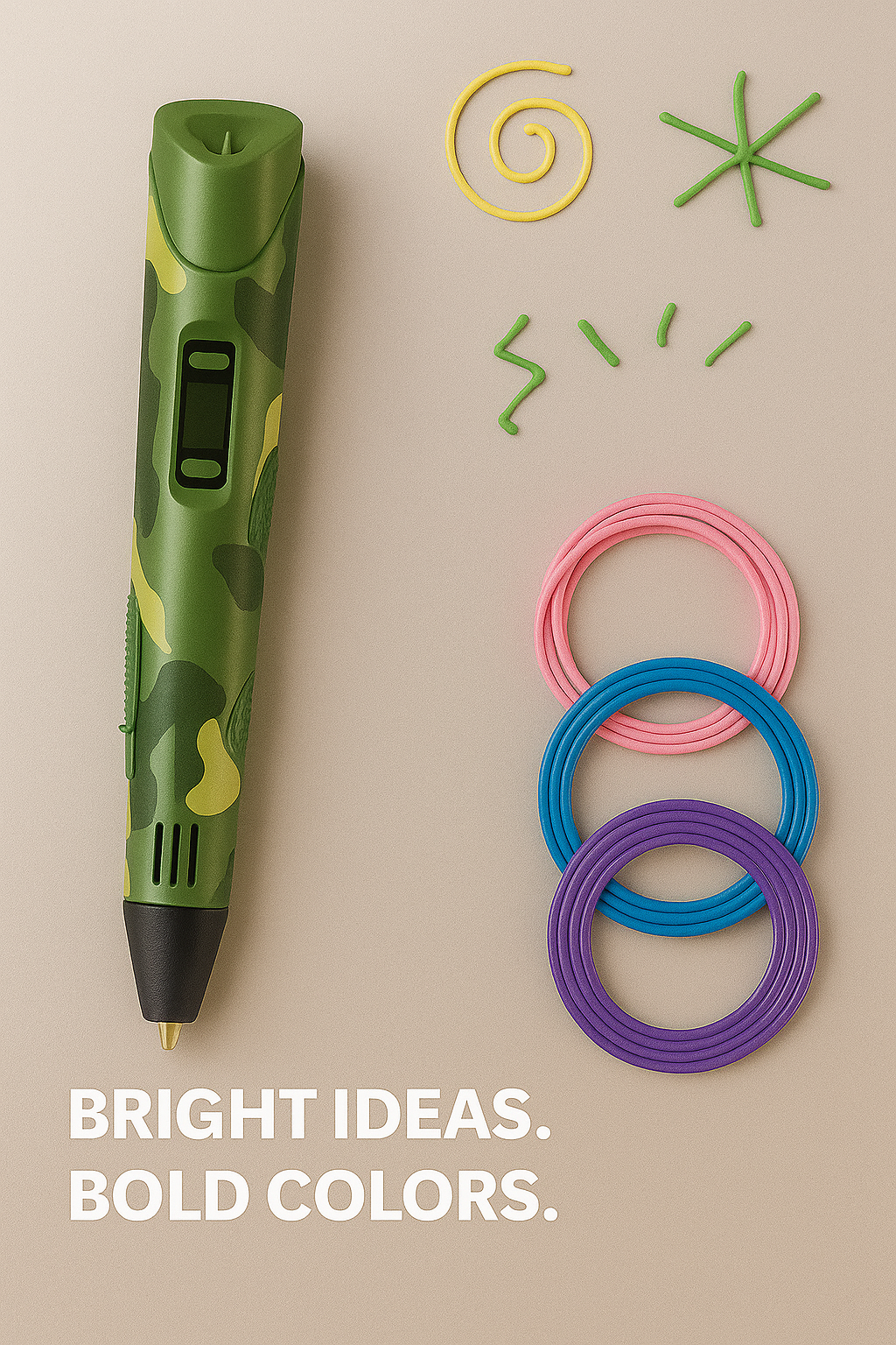 3D Art Pen for Kids & Adults – Safe, Easy, and Fun Creative Tool Set